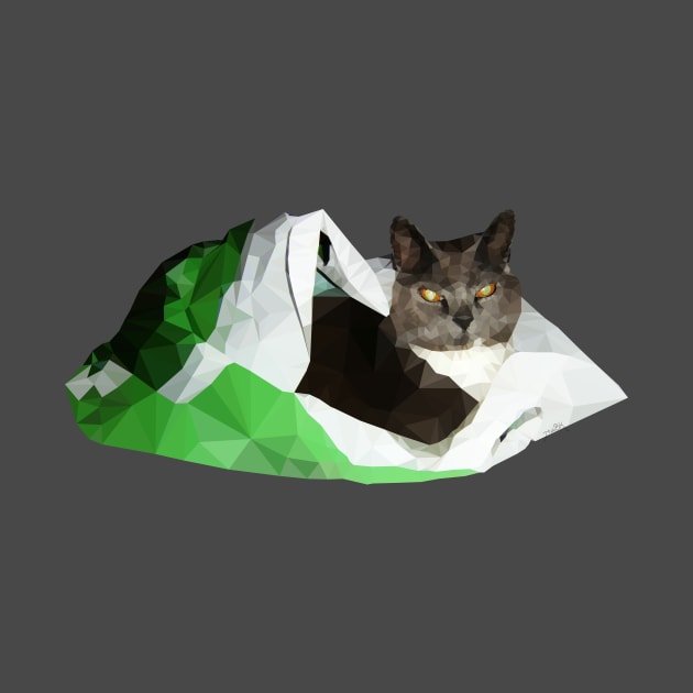 Cat in a bag by Miebk