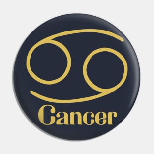 Cancer Zodiac Pin