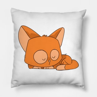 Orange cat Pillow