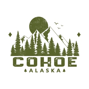 Cohoe Alaska Mountain Souvenir T-Shirt