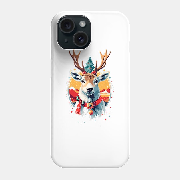 Special Christmas Reindeer Phone Case by Omerico