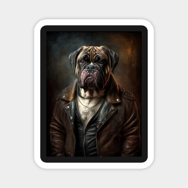 Royal Portrait of a Mastiff Magnet by pxdg