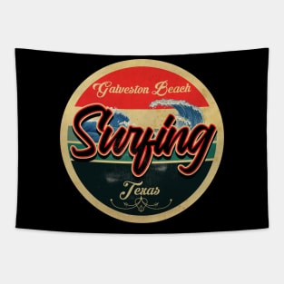 Galveston Beach, Texas Surf Tapestry