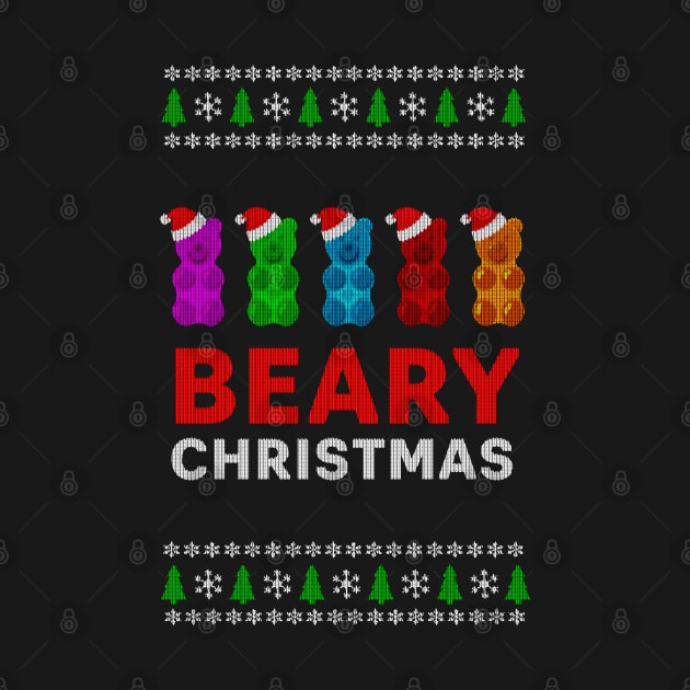 Gummy Bears Ugly Christmas Sweater by Sneezing Fish