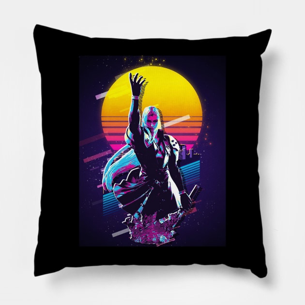 Fallen Angel Pillow by SkyfrNight