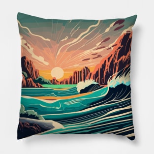 Landscape design Pillow