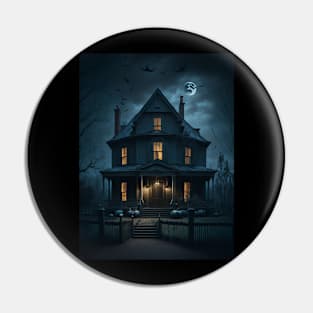 halloween haunted house Pin