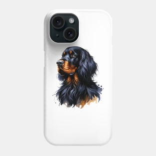 Gordon Setter Watercolor - Beautiful Dog Phone Case