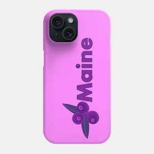 Maine Wild Blueberries Phone Case