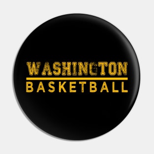 Awesome Basketball Washington Proud Name Vintage Beautiful Team Pin