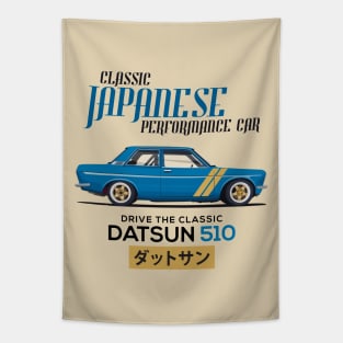 Datsun 510 - Classic Japanese Car Tapestry