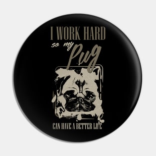 Pug dog Pin