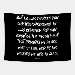 Isaiah 53:5 Bible Verse NIV Text Tapestry