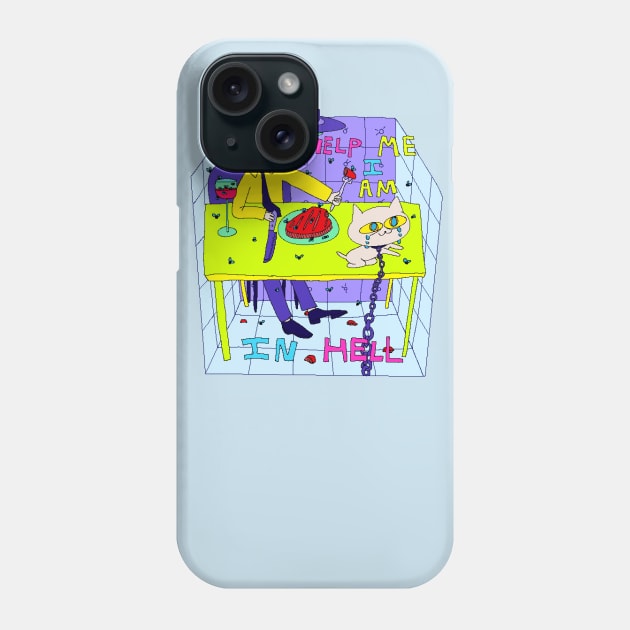 Help Me I am in Hell ALT Phone Case by 13mo