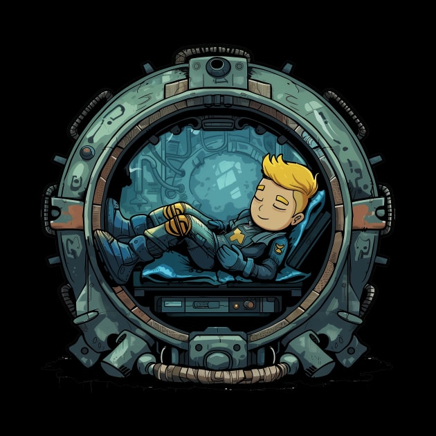 Vault Boy Sleeping by Vlaa