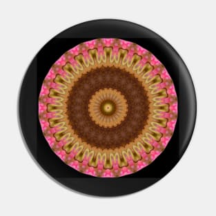 Pink Flame Mandala Pin