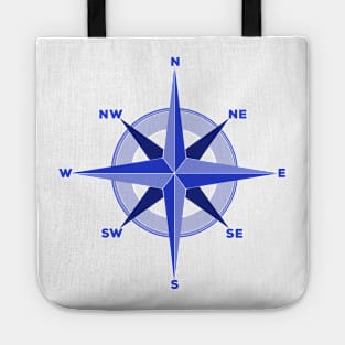 Cardinal Directions Compass Rose Tote