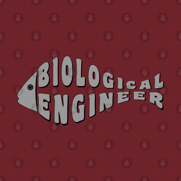 Biological Engineer Gray Fish by Barthol Graphics