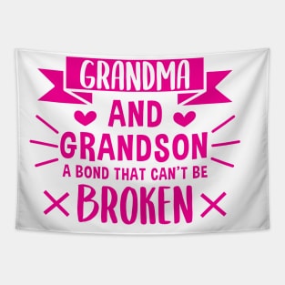 Grandma and Grandson a Bond That Can't be Broken Tapestry