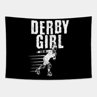 Derby Girl Roller skate Tapestry