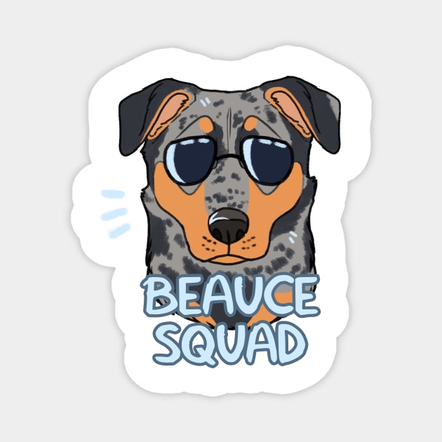 BEAUCERON SQUAD (merle) Magnet by mexicanine