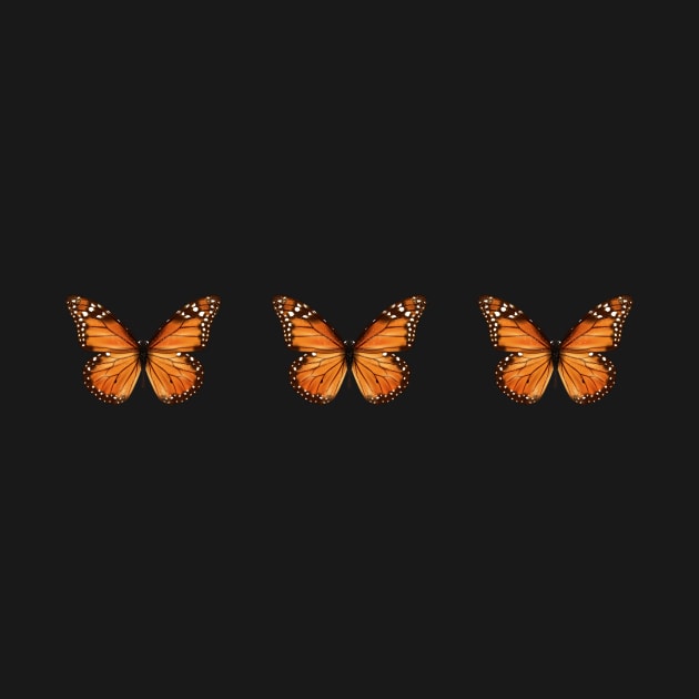 Aesthetic Monarch Butterfly Soft Grunge by wbdesignz