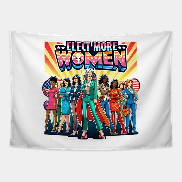 Elect More Women - Diverse Leadership Tapestry by PuckDesign