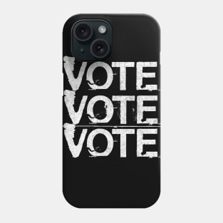 VOTE VOTE VOTE /  Elections Typography Design Phone Case