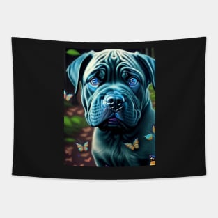 Glowy Cane Corso Puppy Tapestry