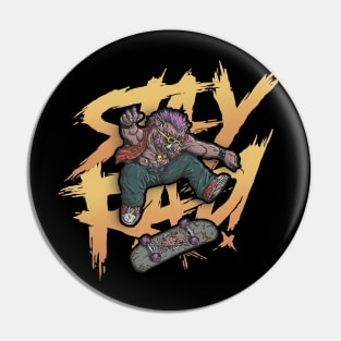 Rad Hog Bebop Pin