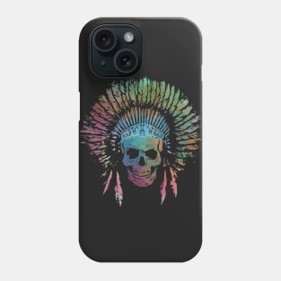 Chief Skull Watercolor Phone Case