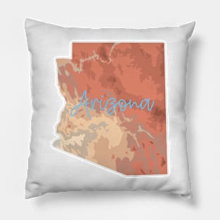 Arizona Sticker Pillow