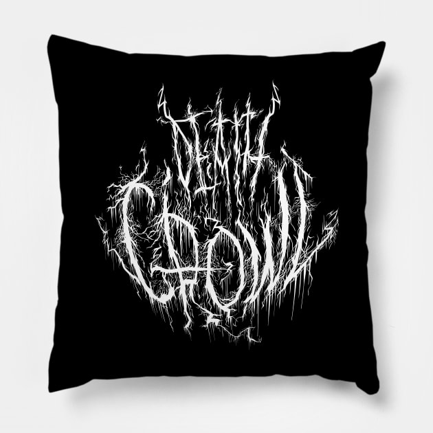 Death Growl, Metal Music Pillow by StabbedHeart