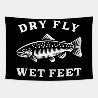 Fly Fishing Trout Tapestry