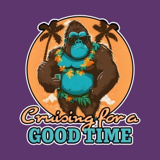 Cruising for a good time | Party gorilla T-Shirt