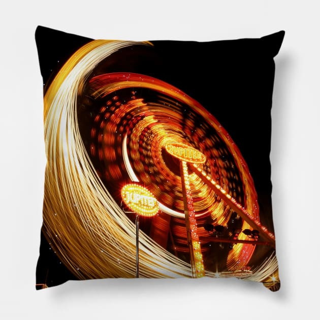 Steel wool amusement park ride Pillow by mydesignontrack