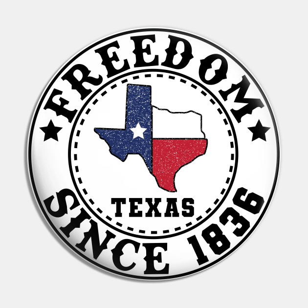 Texas Independence Day - 1836 Pin by Cute Pets Stickers