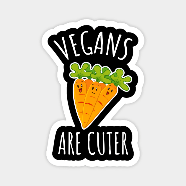 Vegans are cuter Magnet by LunaMay