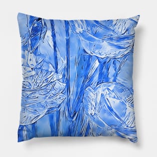 Ice Lisianthus Pillow