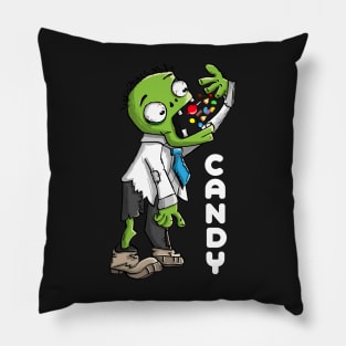 Zombies Like Candy Too Pillow