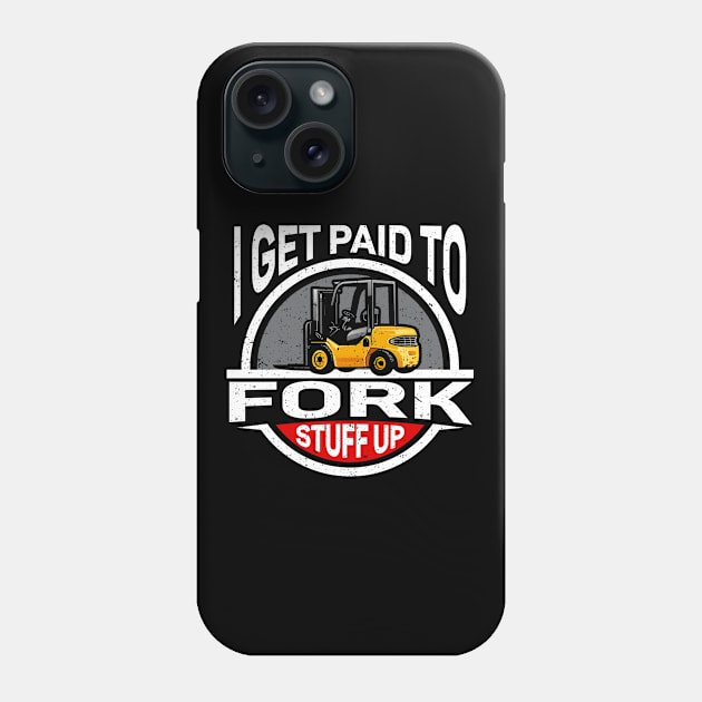 Forklift Certified Forklift Operator Forklift Phone Case by IngeniousMerch