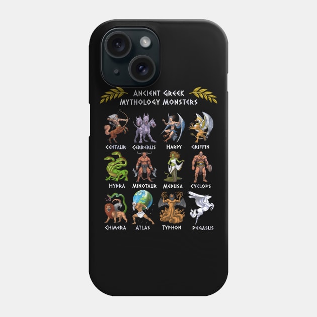 Ancient Greek Mythology Creatures Phone Case by underheaven