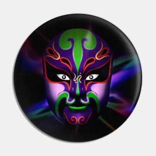 Chinese Opera Mask EVA-01 Pin