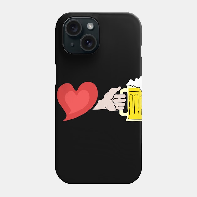 I love beer Phone Case by PartumConsilio