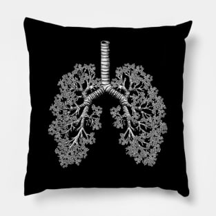 Lung Anatomy / Cancer Awareness 20 Pillow