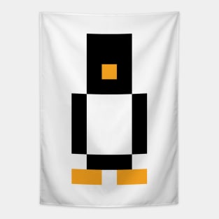 Pixel Penguin Tapestry