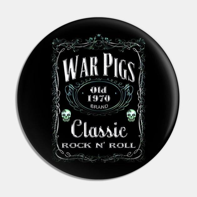 WHISKEY LABEL - war pigs Pin by shethemastercovets