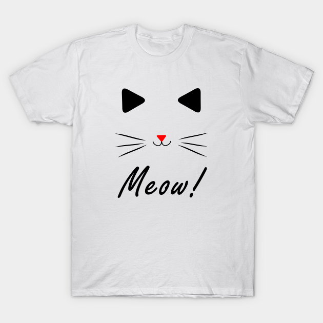 Cute cat design - Cute Cat - T-Shirt | TeePublic