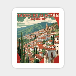 Taxco de Alarcon Guerrero Mexico Vintage Tourism Travel Magnet