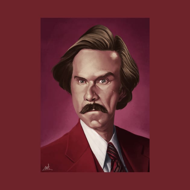 Ron Burgundy by metmangindaan